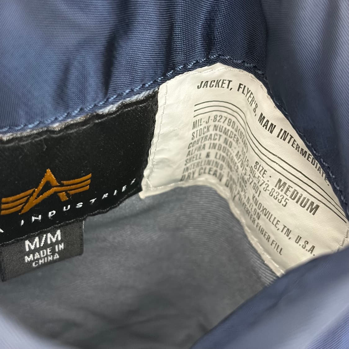 알파인더스트리 나사 ma-1 항공점퍼 자켓 상품이미지7