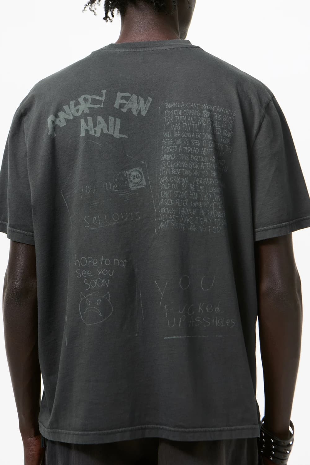 [46,48,50,52]아워레가시 26ss Angry Fan 티셔츠 상품이미지4