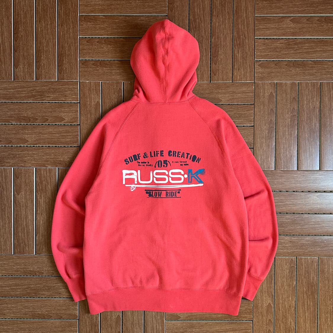 Russ K cotton hoodie zip-up jacket 상품이미지2