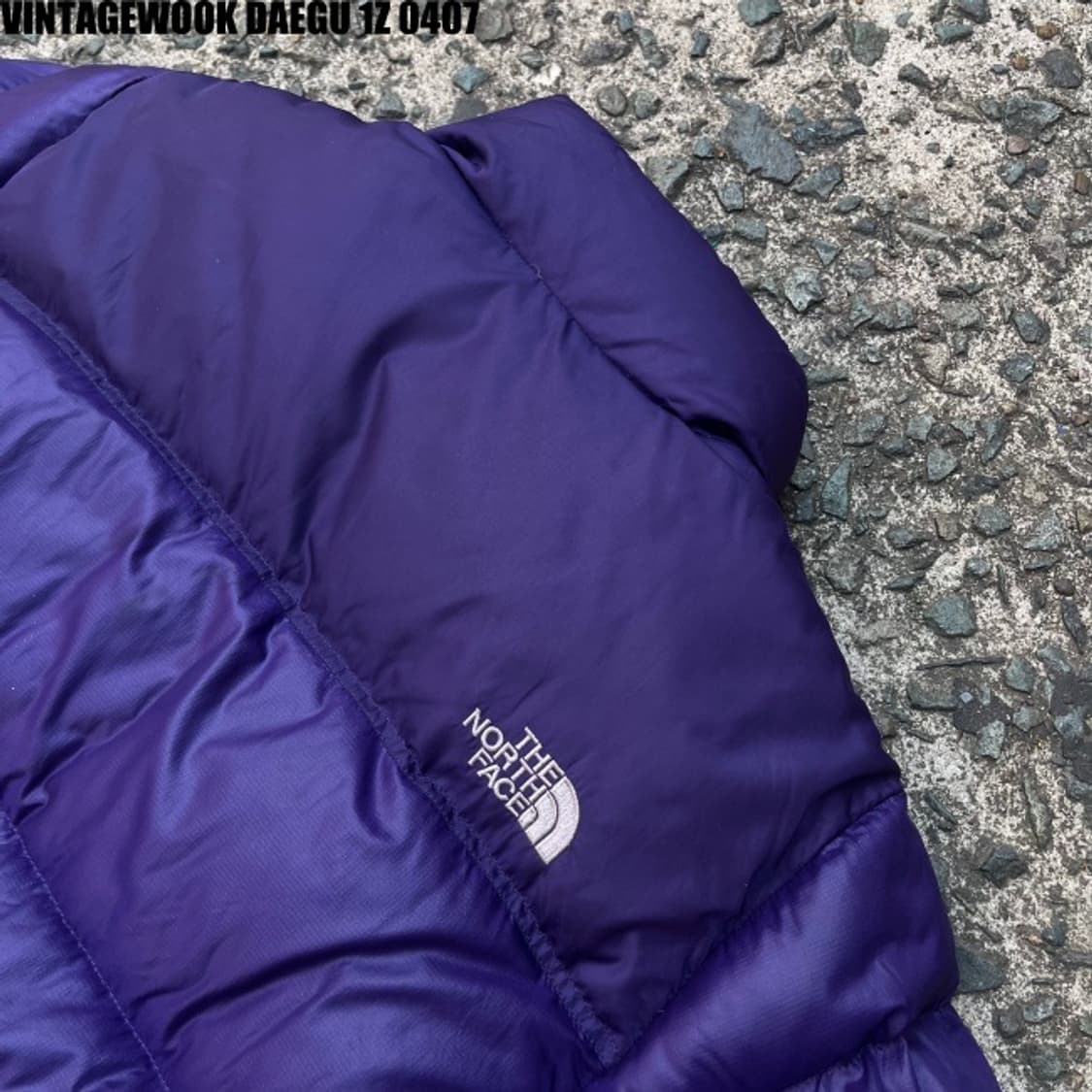 노스페이스 눕시 패딩점퍼 퍼플 상품이미지3