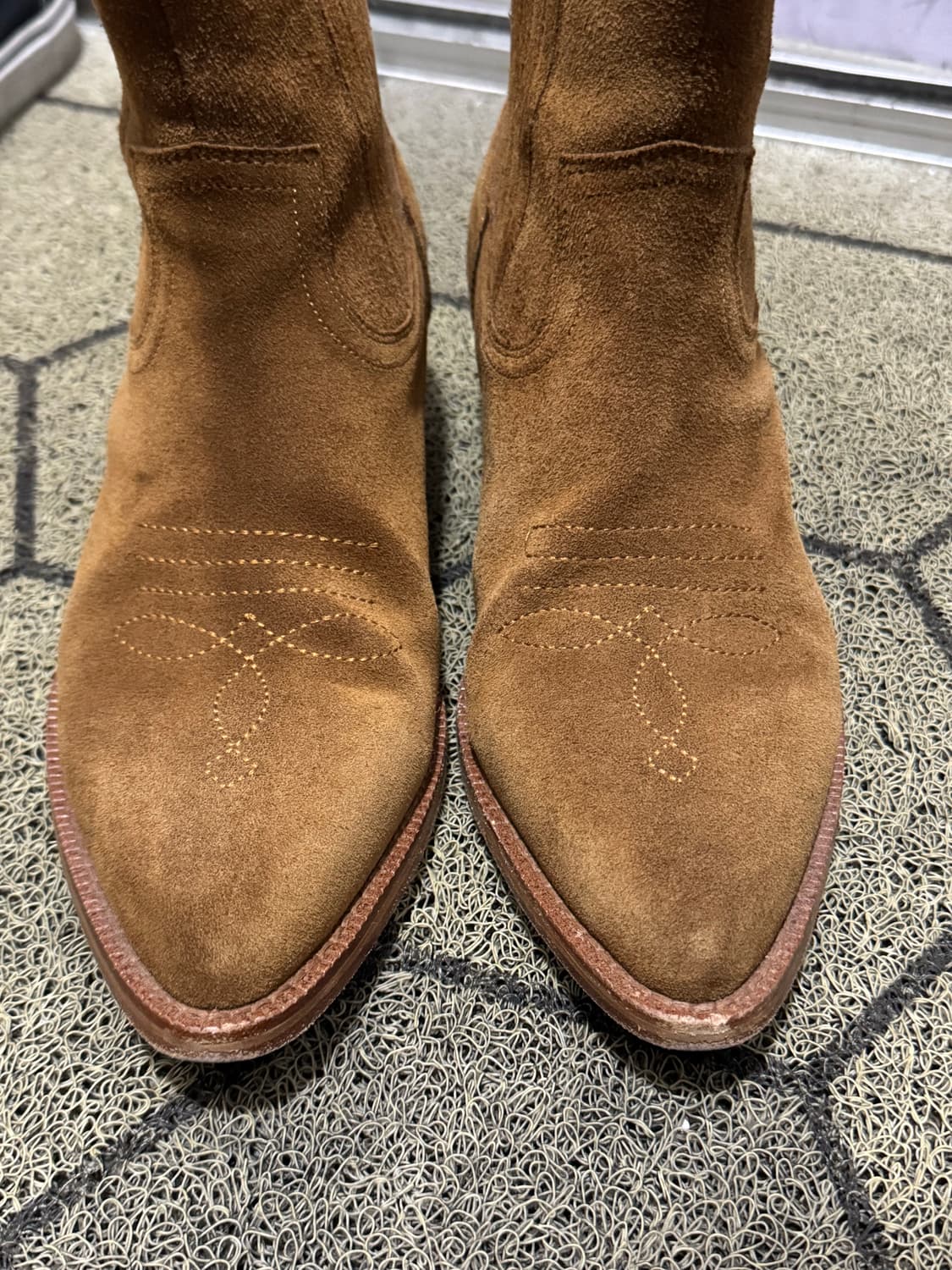 길프 몰코 스웨이드 웨스턴 앵클 부츠 (40) 상품이미지4