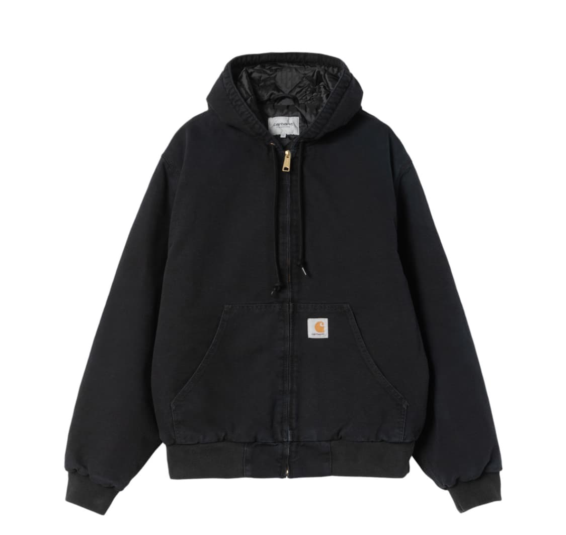 칼하트 OG 액티브 자켓 블랙 스톤 캔버스 상품이미지1