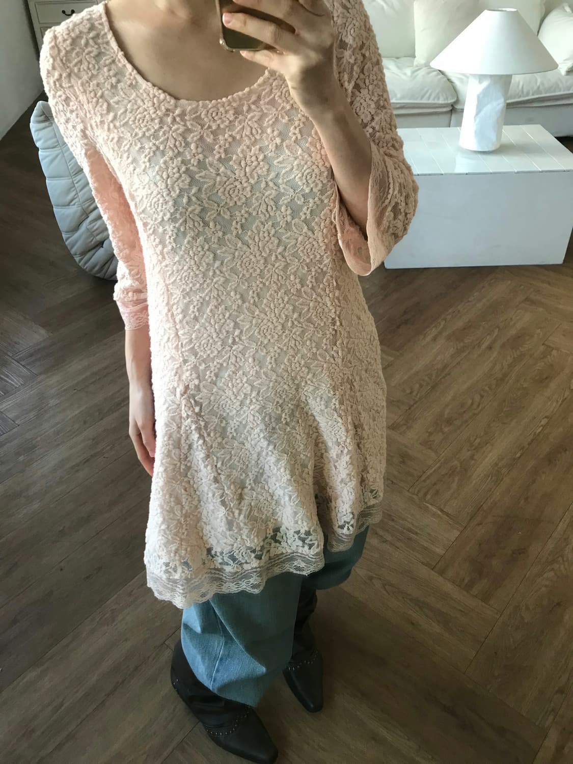 vintage lace one-piece 상품이미지2