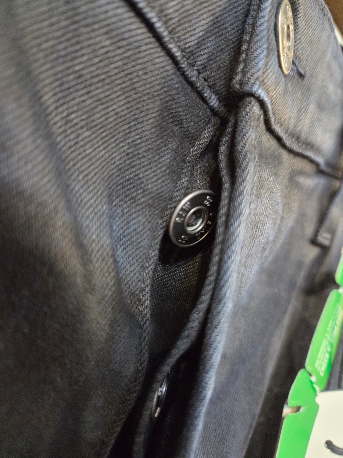 G-Star RAW 블랙 데님 청바지(W35/L32)스판 상품이미지3