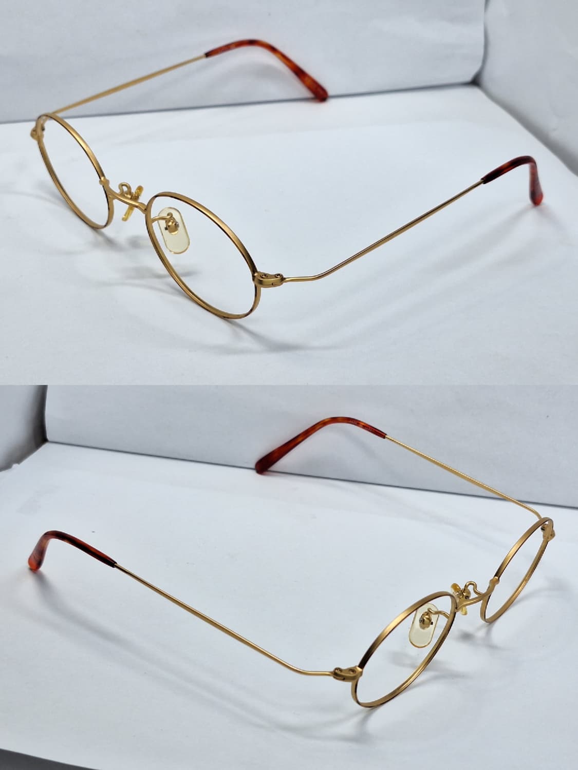 앵글로 아메리칸 A-155 골드 안경 안경테 44ㅁ21/영국 빈티지 일본 상품이미지7