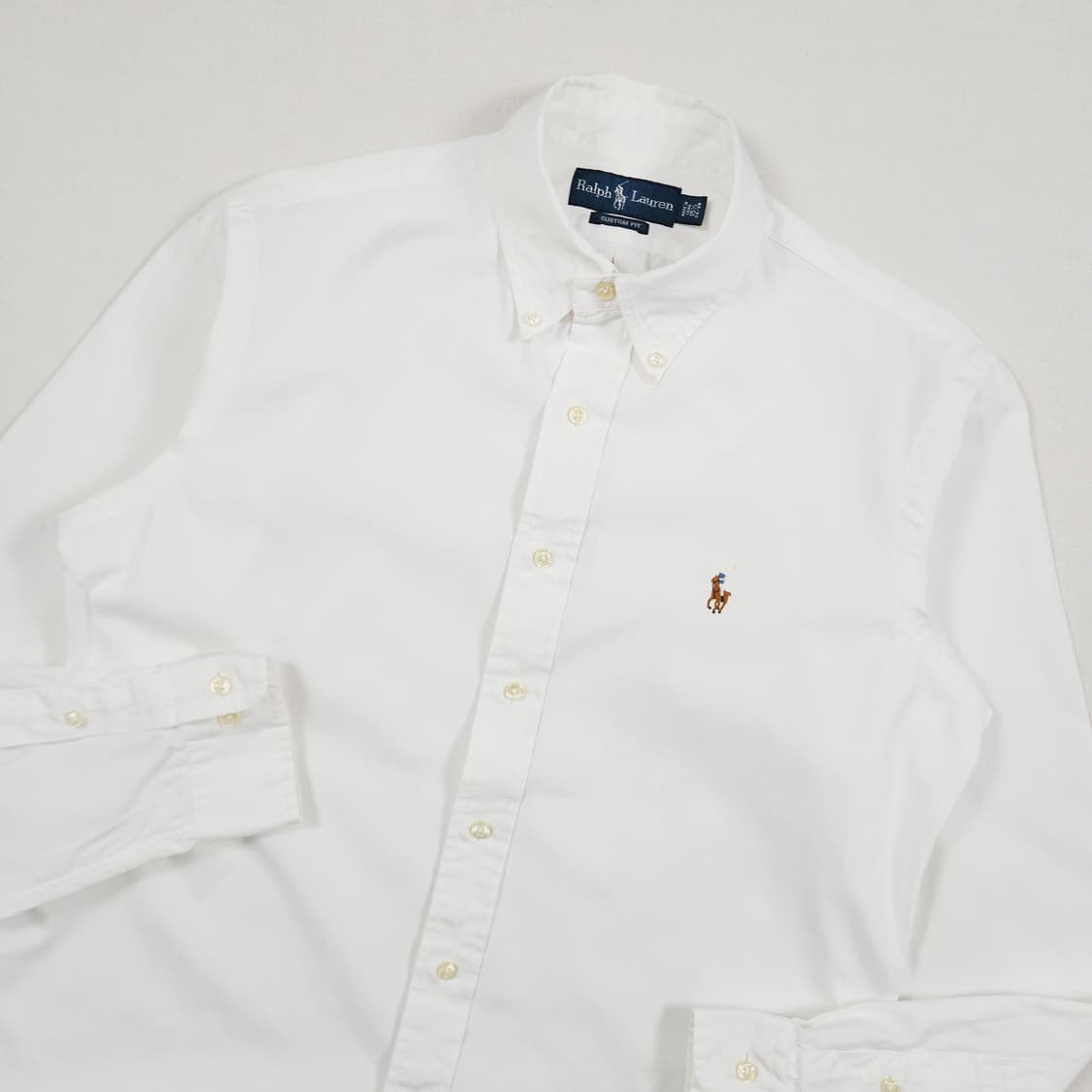 L(100) 폴로 랄프로렌 커스텀핏 버튼다운 셔츠 상품이미지1