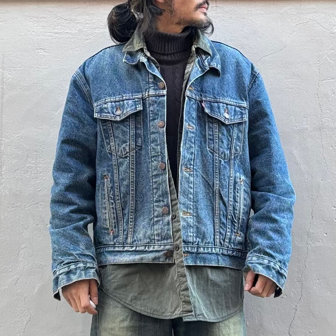 90년대 미국 리바이스 70505 블랭킷 데님 트러커 자켓 상품이미지8