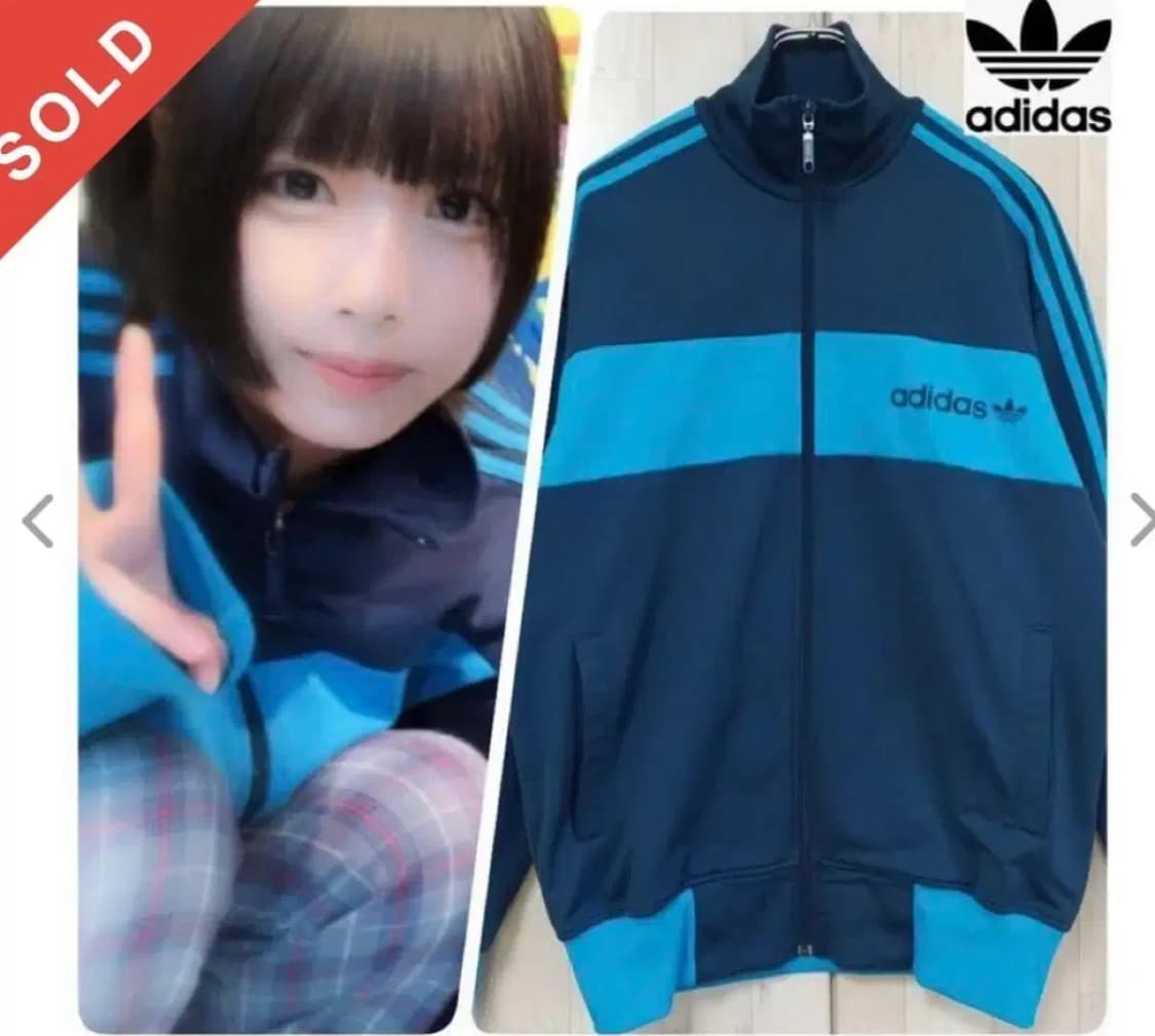 아노 착용 희귀 아디다스 블루져지 사이즈 L 상품이미지2