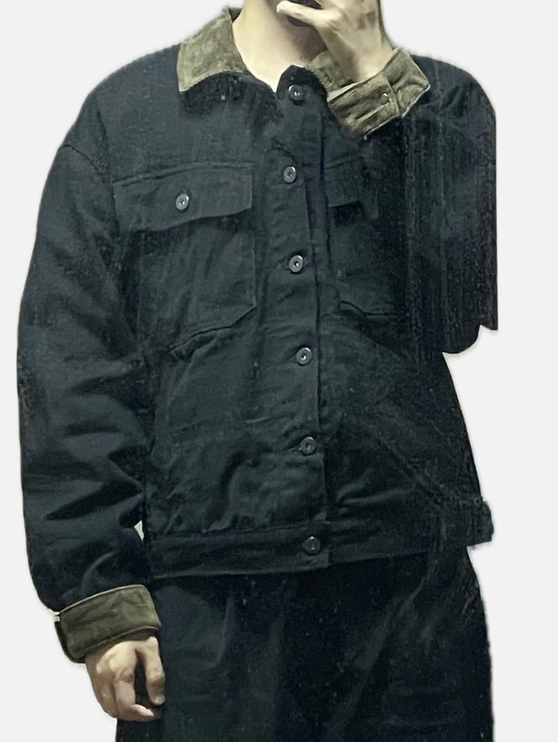 S) 이지 시즌6 샘플 자켓 블랙 상품이미지2