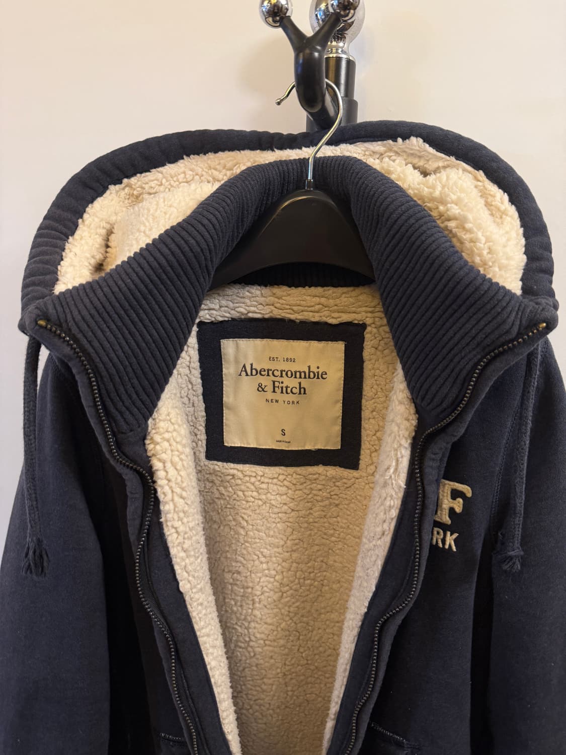 아베크롬비 양털 후드집업 상품이미지3