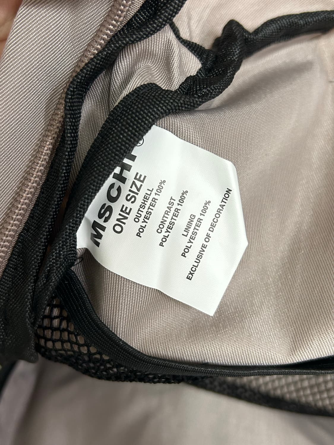 미스치프 롬버스 백팩 핑크그레이 상품이미지4