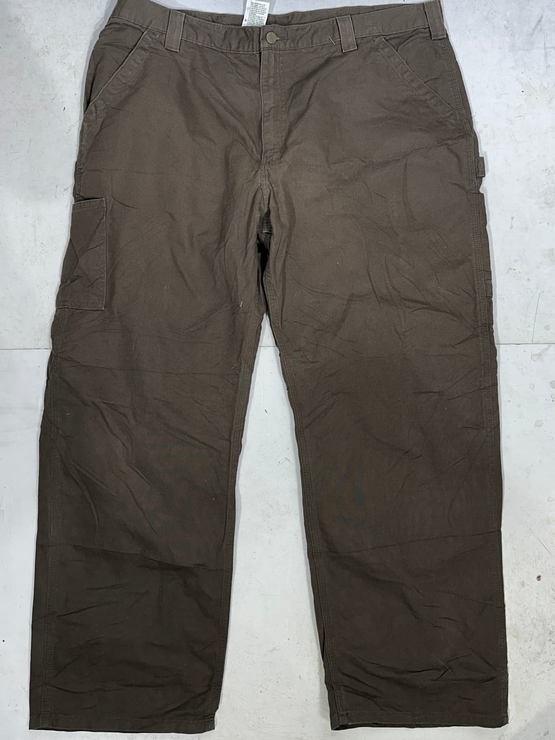 칼하트 B151 브라운 와이드 카펜터 워크 팬츠 카고 바지 42 상품이미지4