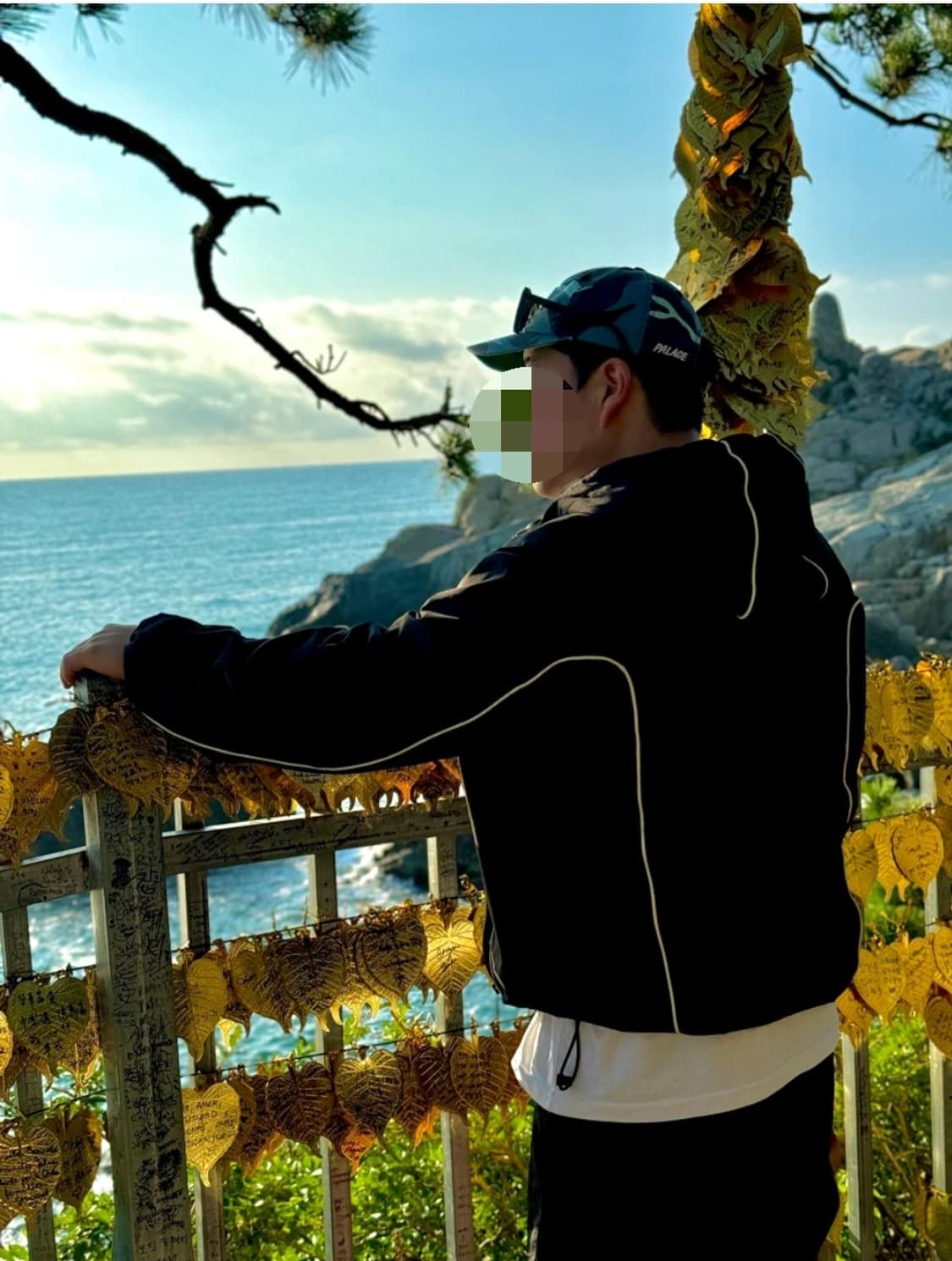 디젤/J하이브스 콘트라스트
 파이핑 윈드브레이커 재킷 블랙/l 상품이미지9