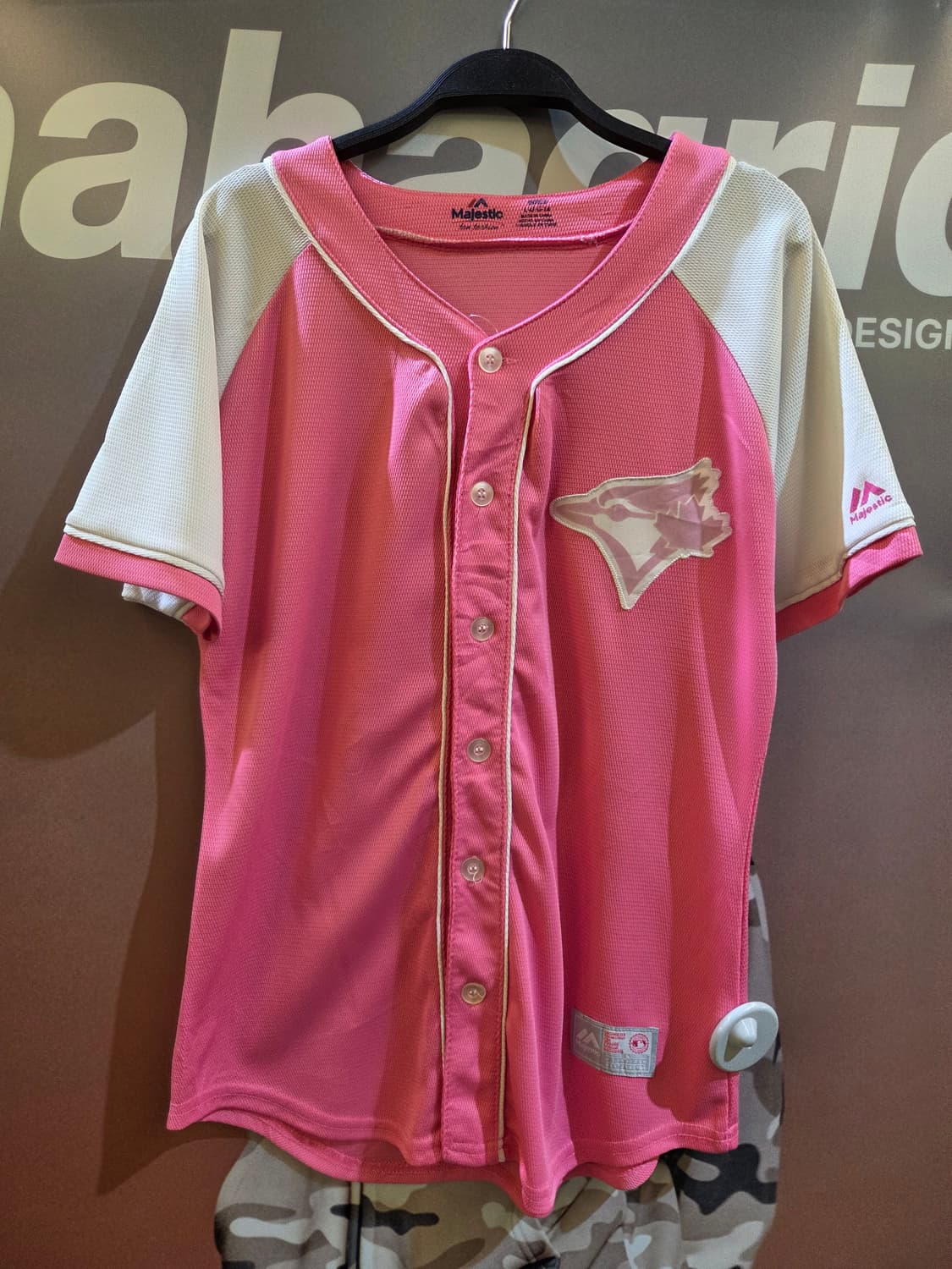 Majestic 마제스틱 핑크 베이스볼져지 상품이미지2