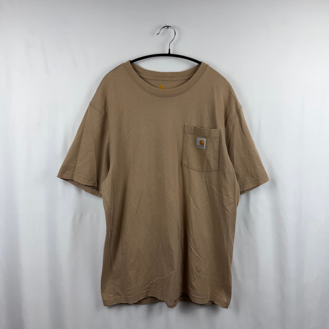 (M) 칼하트 루즈핏 원포켓 반팔 티 베이지 상품이미지2