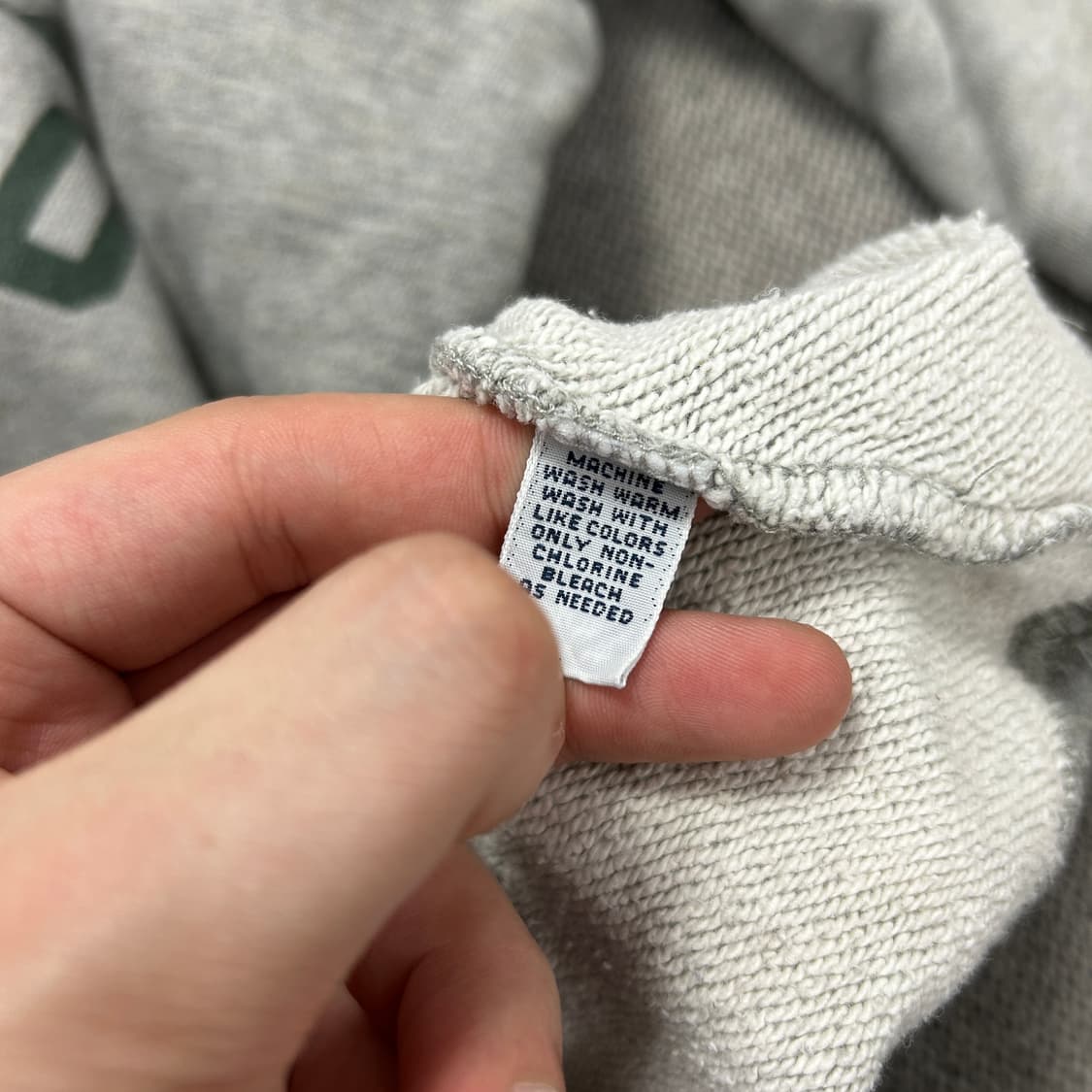 폴로 와이드넥 스펠아웃 맨투맨(M) 상품이미지3