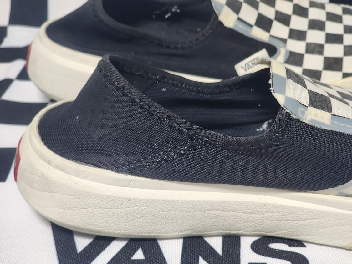 반스 체커보드 슬립온 네이비 250mm 상품이미지5