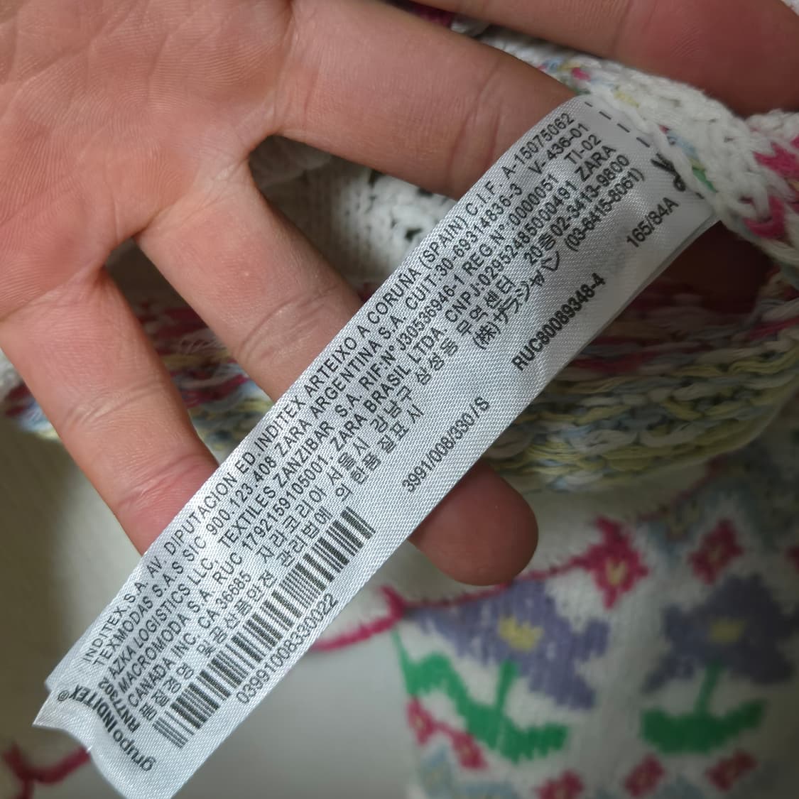 자라 코튼 플라워 가디건 (한혜진 착용)/ 여성 가디건/ 여자 가디건  상품이미지3