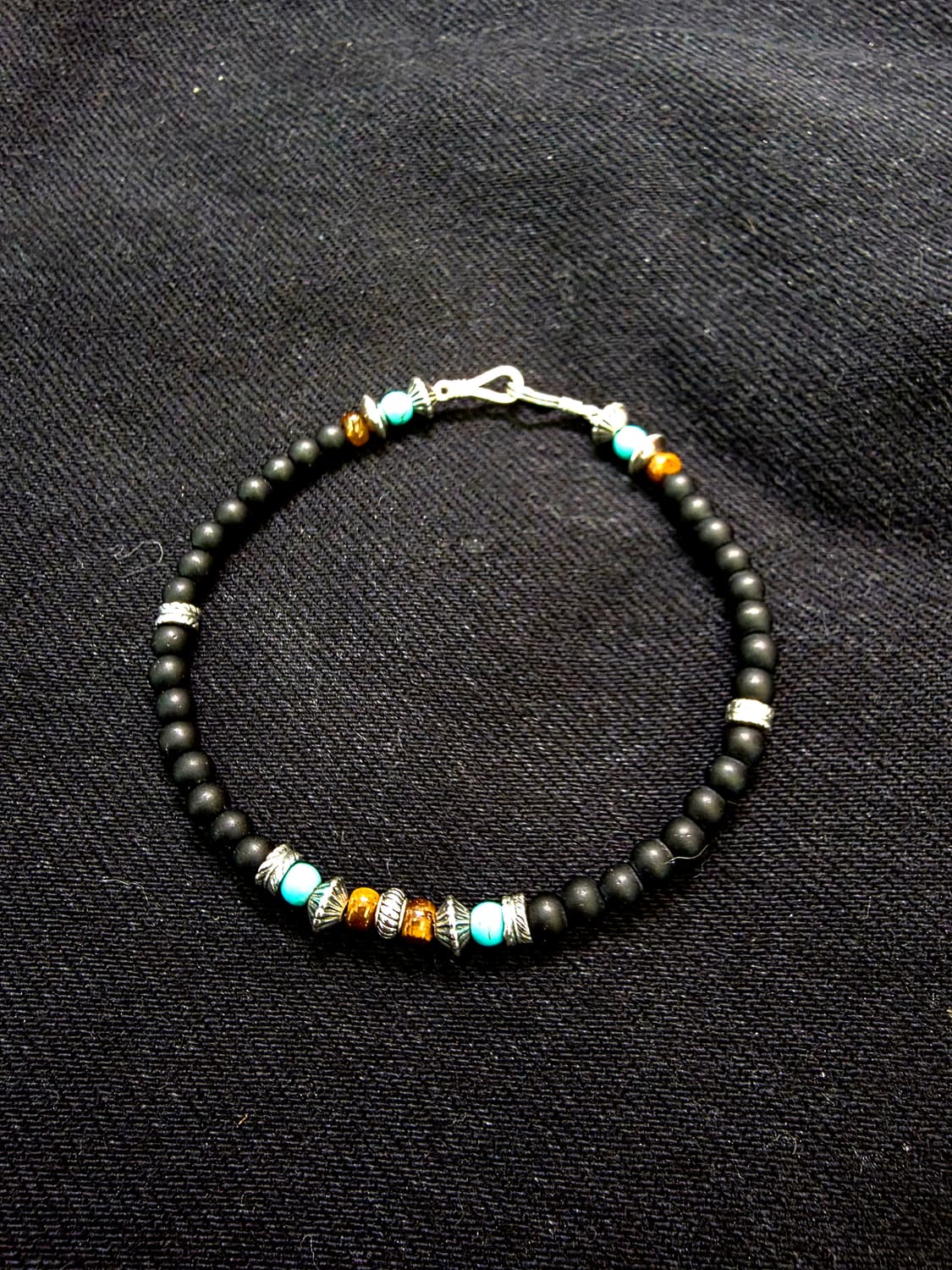 3Cross  silver925 onxys bracelet 상품이미지3