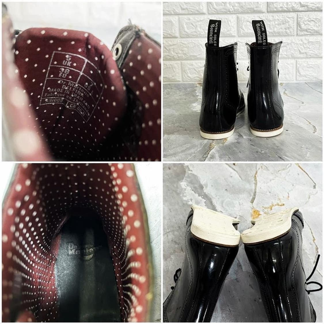 Dr. Martens Delphina 여성 윙팁 패턴 부츠 240 UK5 상품이미지6