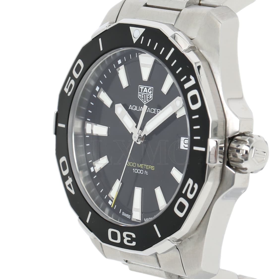 태그호이어 아쿠아레이서 블랙 스틸 워치 WAY111A 시계 상품이미지5