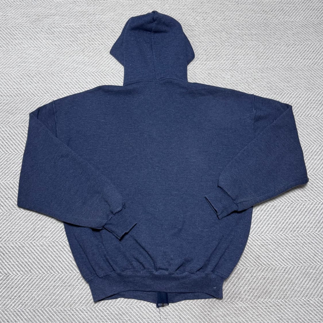 (XL) 00s 빈티지 러셀 애슬레틱 네이비, 그레이 후드집업 상품이미지5