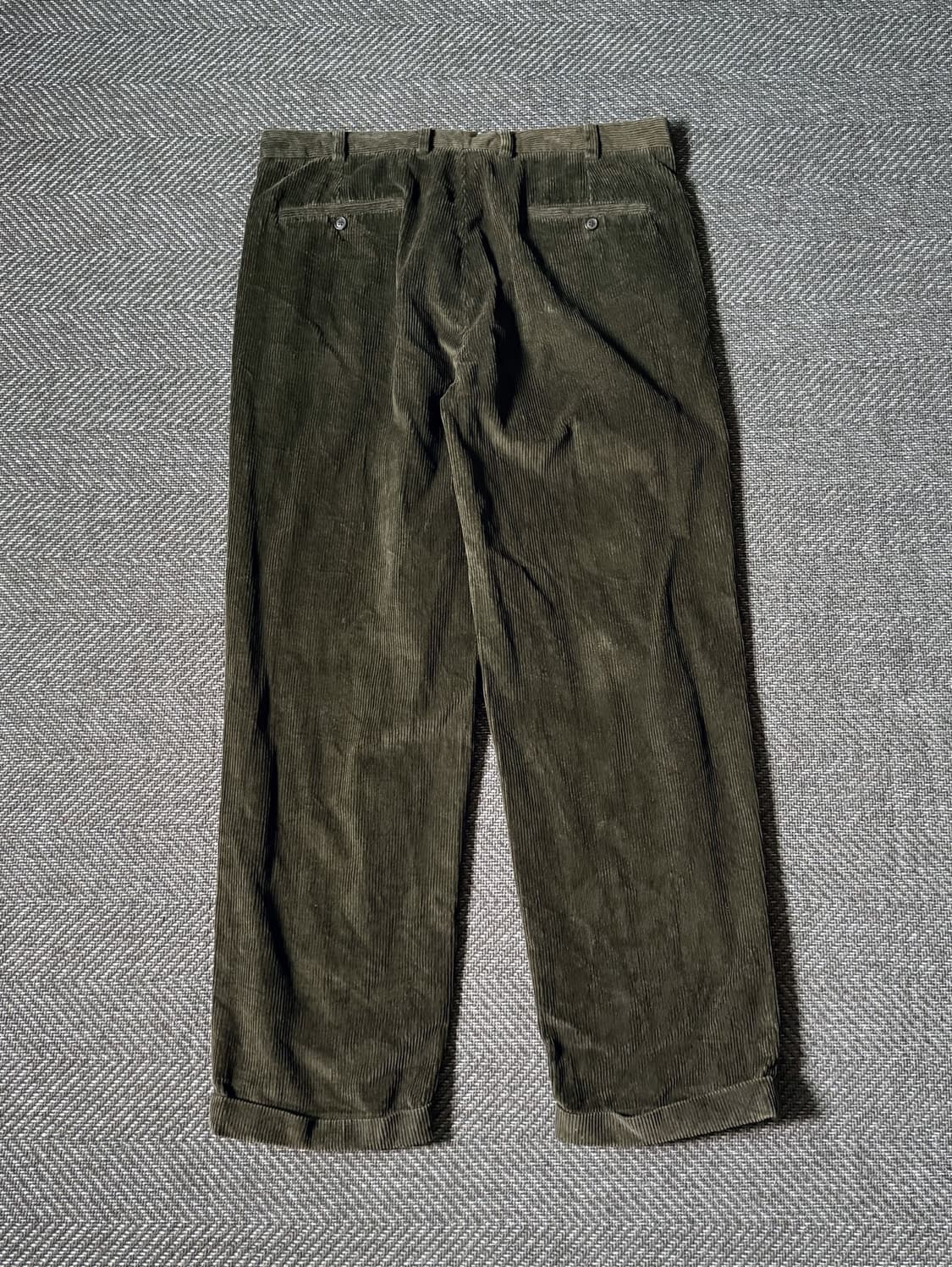 (38) 90s 브룩스 브라더스 엘리엇 투턱 코듀로이 팬츠 상품이미지6