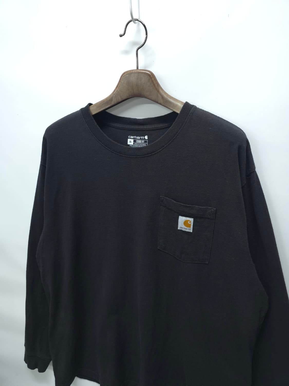 칼하트 블랙 롱슬리브 XL 루즈핏 상품이미지2