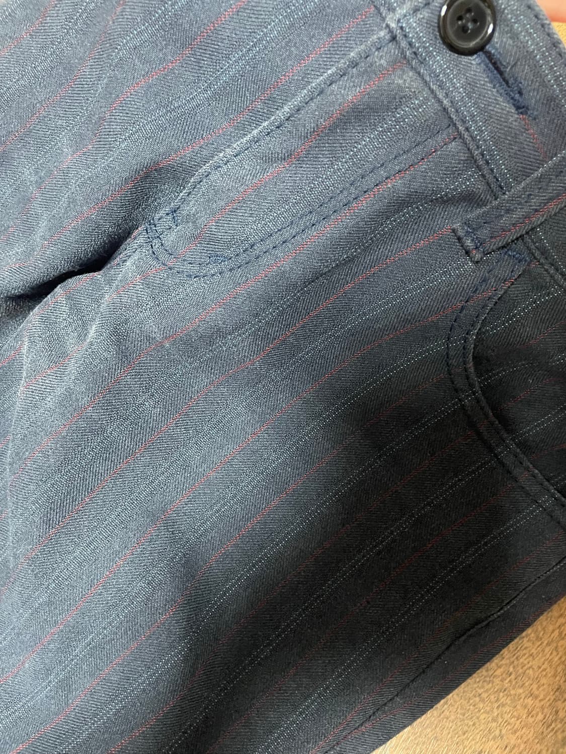 Junya watanabe ad2003 stripe cotten pant 상품이미지2