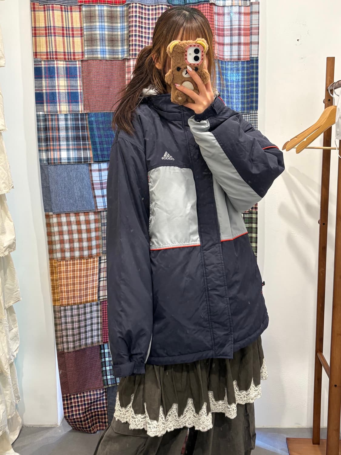 아디다스 누빔 패딩자켓 상품이미지1