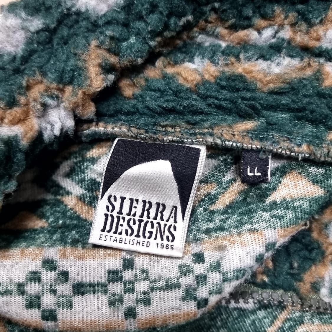 시에라 녹색패턴 플리스 자켓(100~105) 상품이미지6
