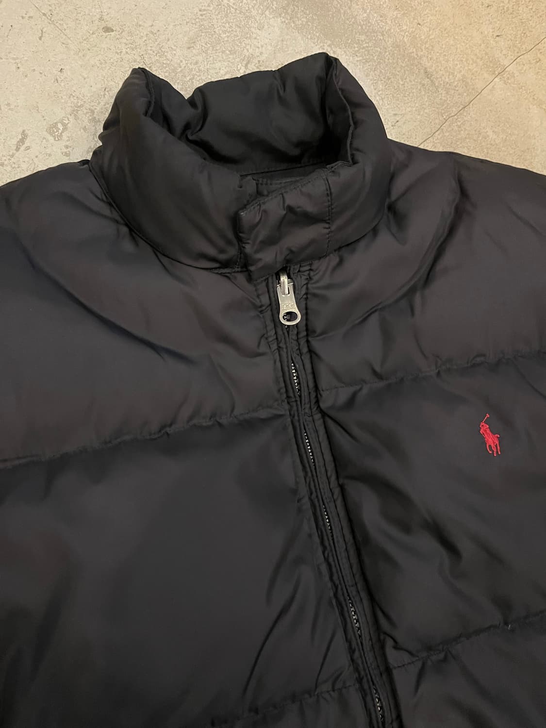 빈티지 폴로 랄프로렌 리버시블 헤링턴 다운점퍼 상품이미지3