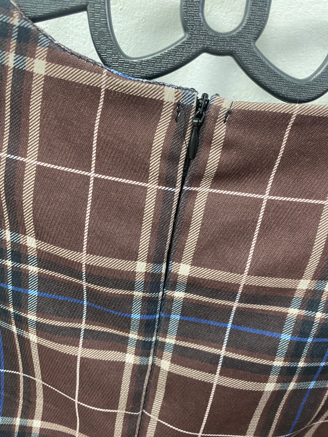 로걀 와인초코맛 체크 원피스 상품이미지8