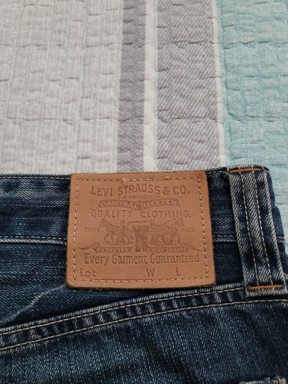 리바이스 LH523 럭셔리헤리티지 빈티지워싱 스트레이트진 32사이즈 상품이미지8