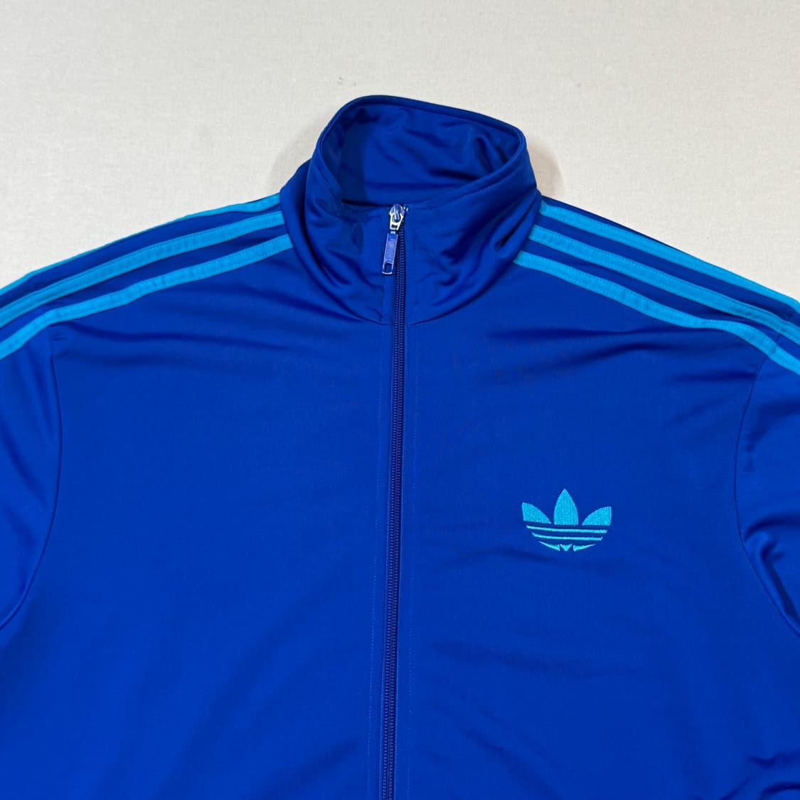 105) 아디다스 파이어버드 삼선 져지 트랙탑 집업 블루 W24 상품이미지3