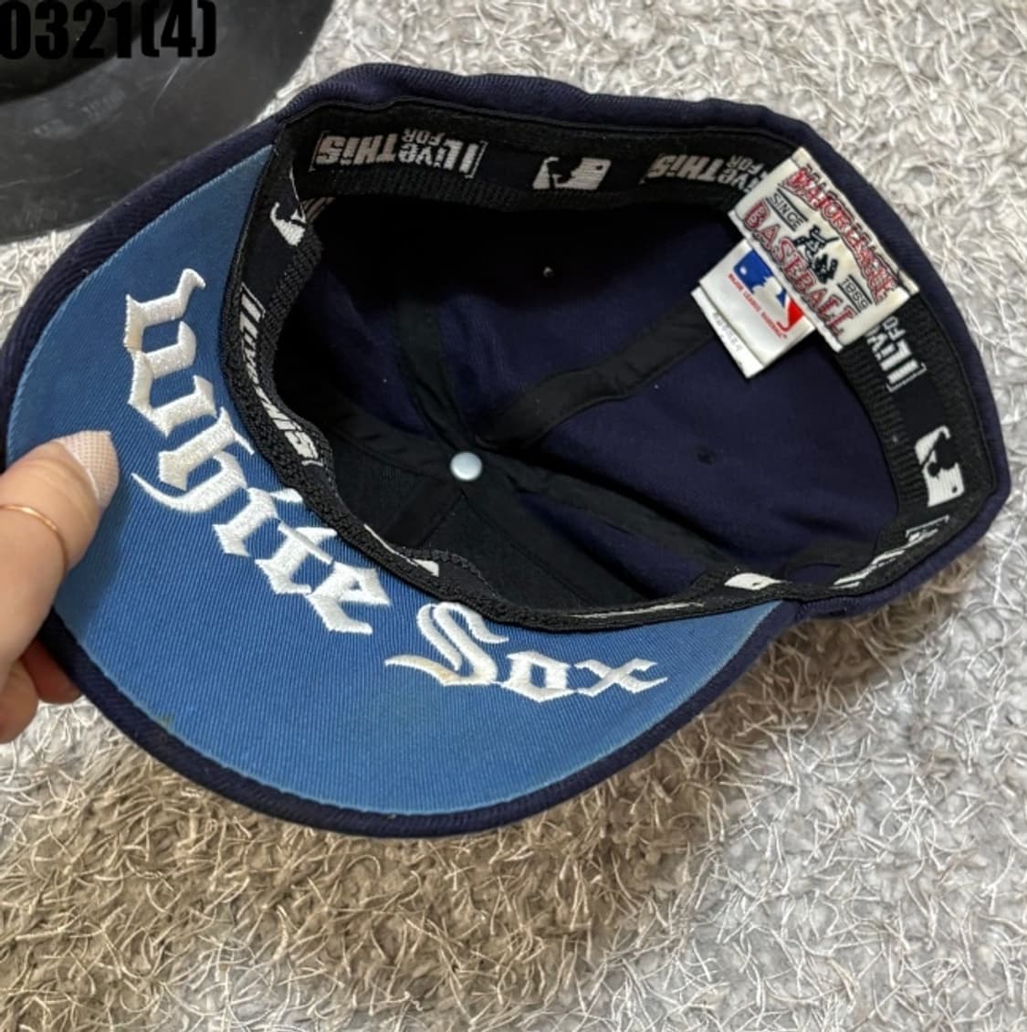 MLB 시카고 화이트삭스 네이비 볼캡 모자 0321(4) 상품이미지4