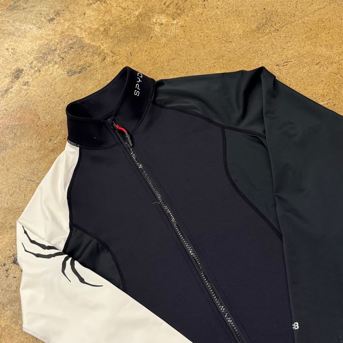 [정품/M] 스파이더 블랙 화이트 집업 져지 b19 상품이미지1