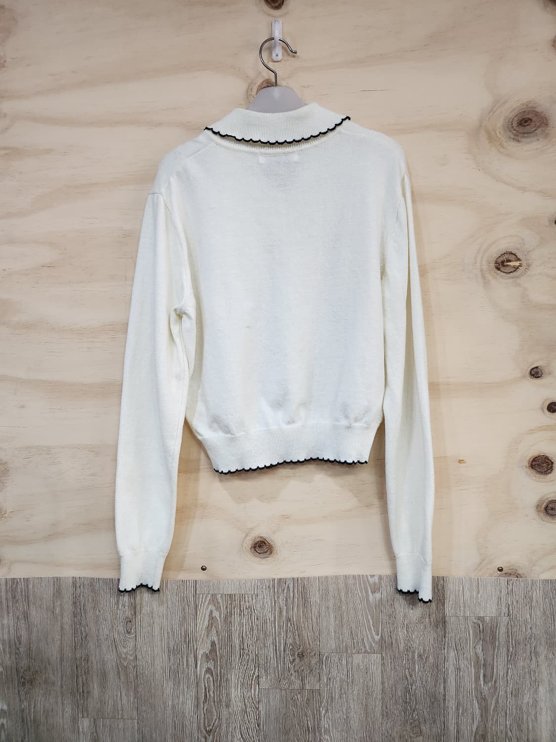 377) RAINDROPS 배색포인트 카디건 상품이미지2