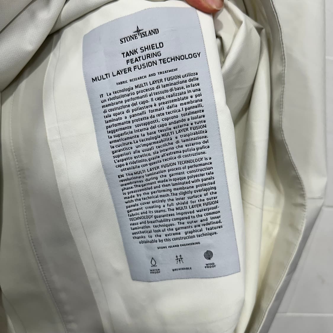 스톤아일랜드 마리나 쉘 자켓 상품이미지6