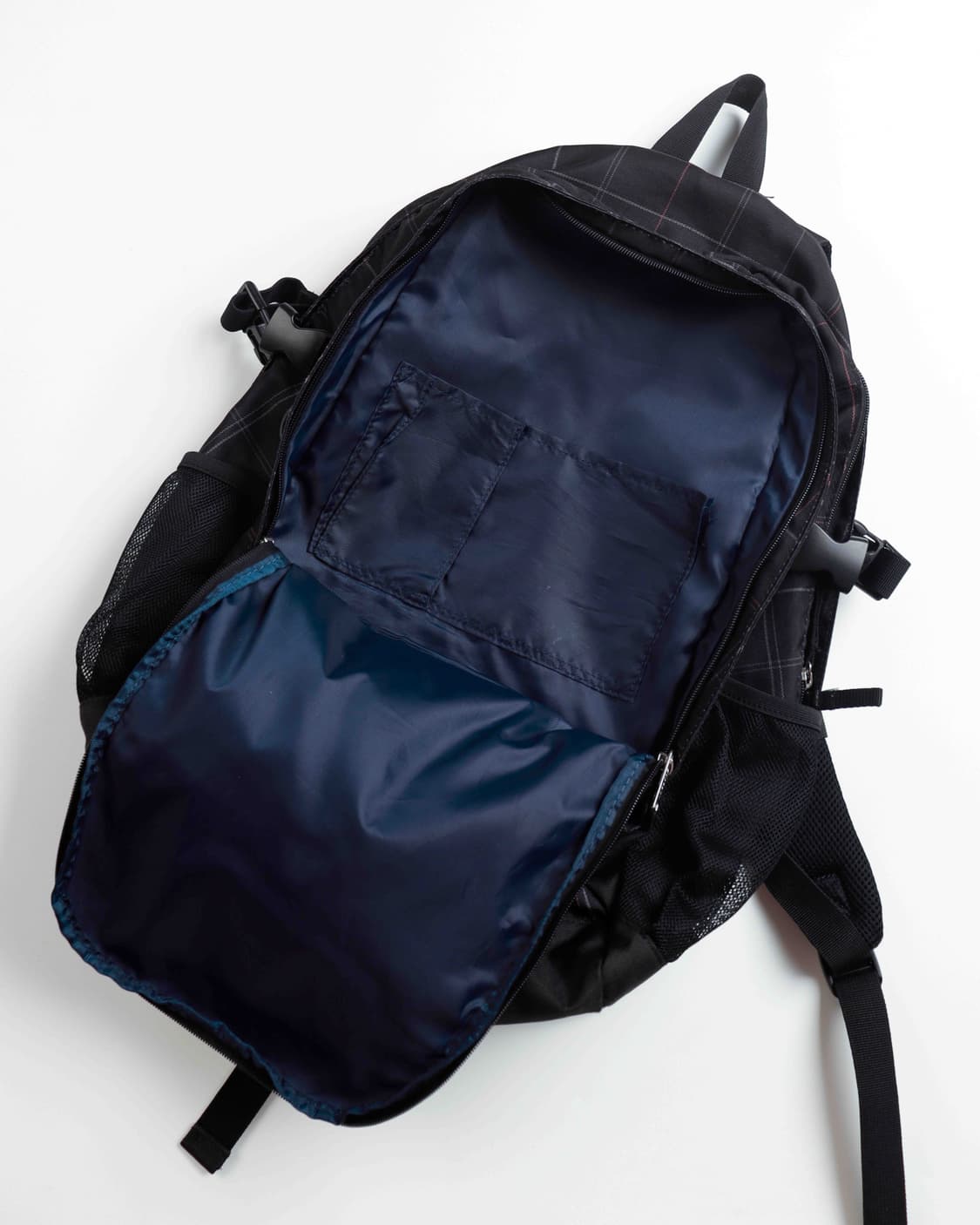 [EASTBOY] 블랙컬러 핑크 체크 백팩 상품이미지3