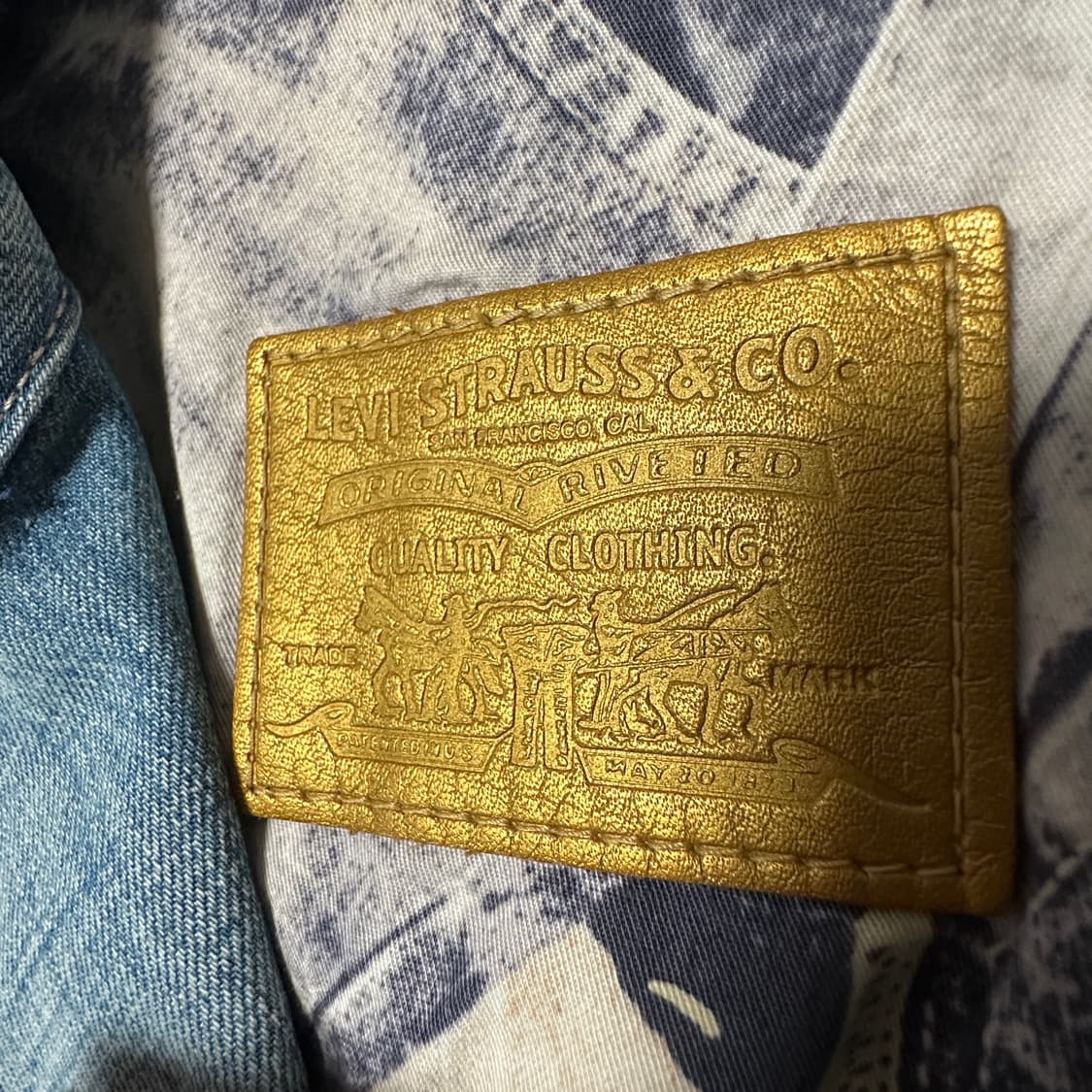 LEVI'S japan made woman denim jacket 상품이미지4