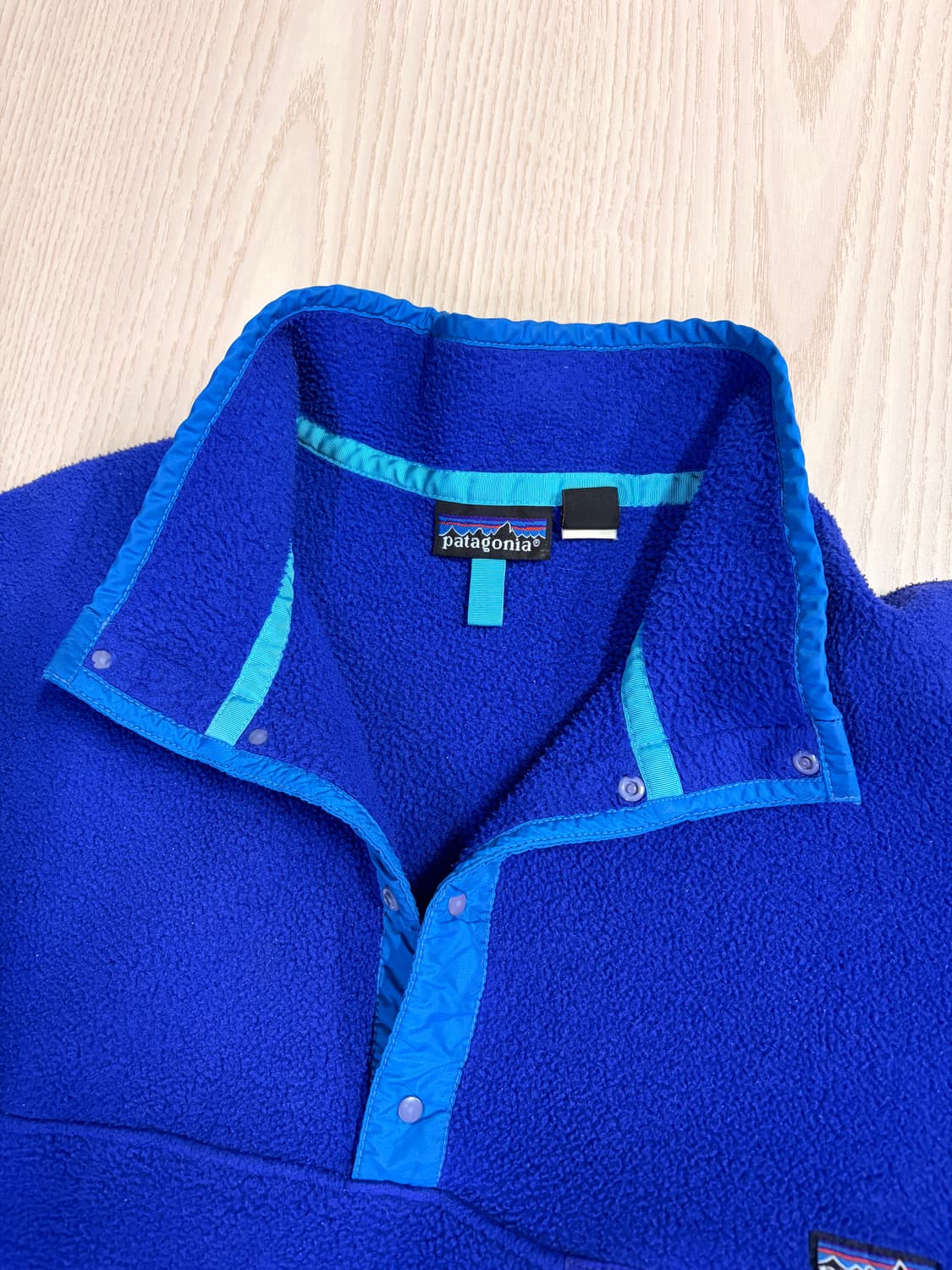 90s 파타고니아 신칠라 빈티지 퍼플 블루 상품이미지4