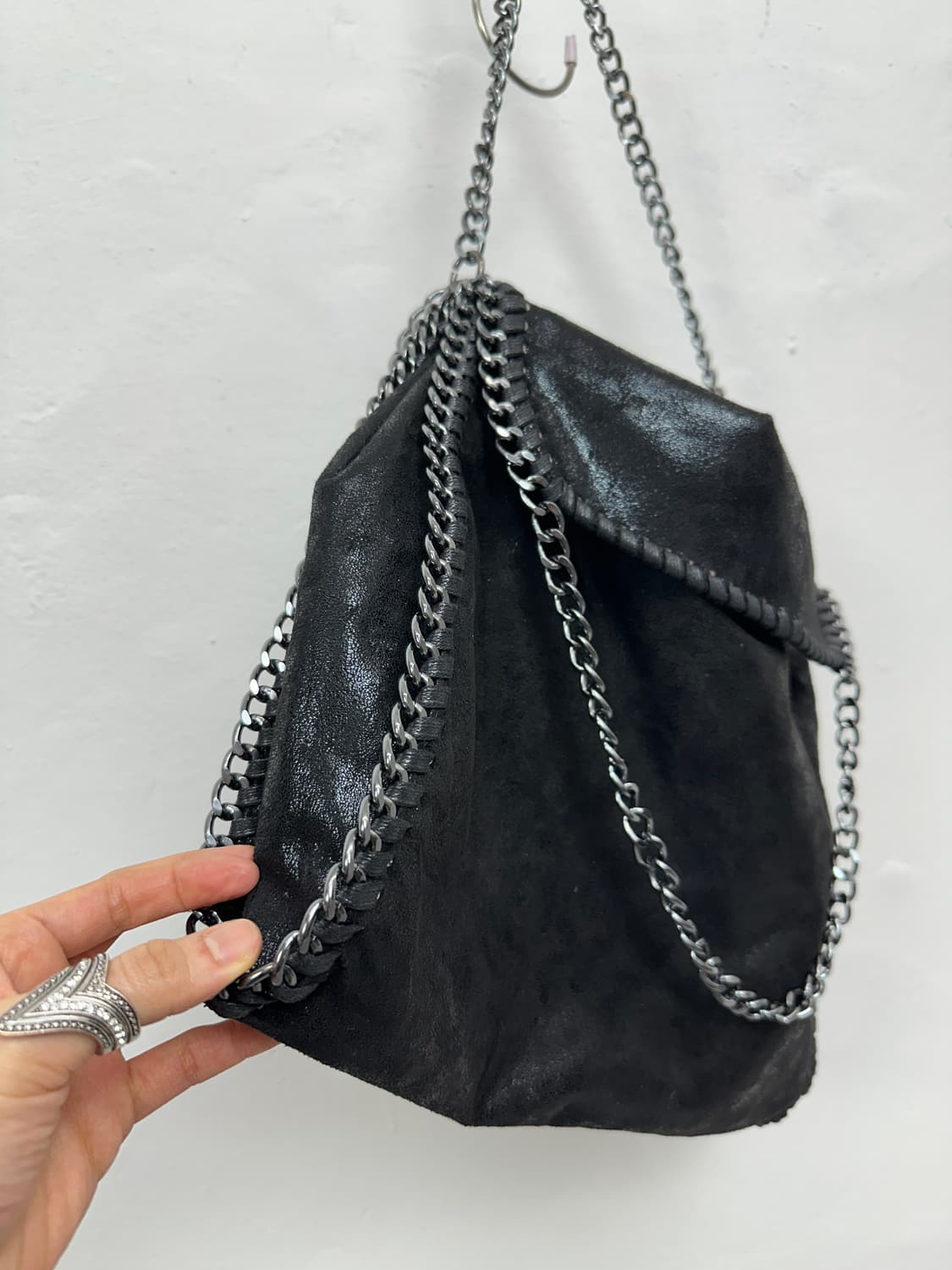 Triple Chain Foldover Shoulder Bag 상품이미지2