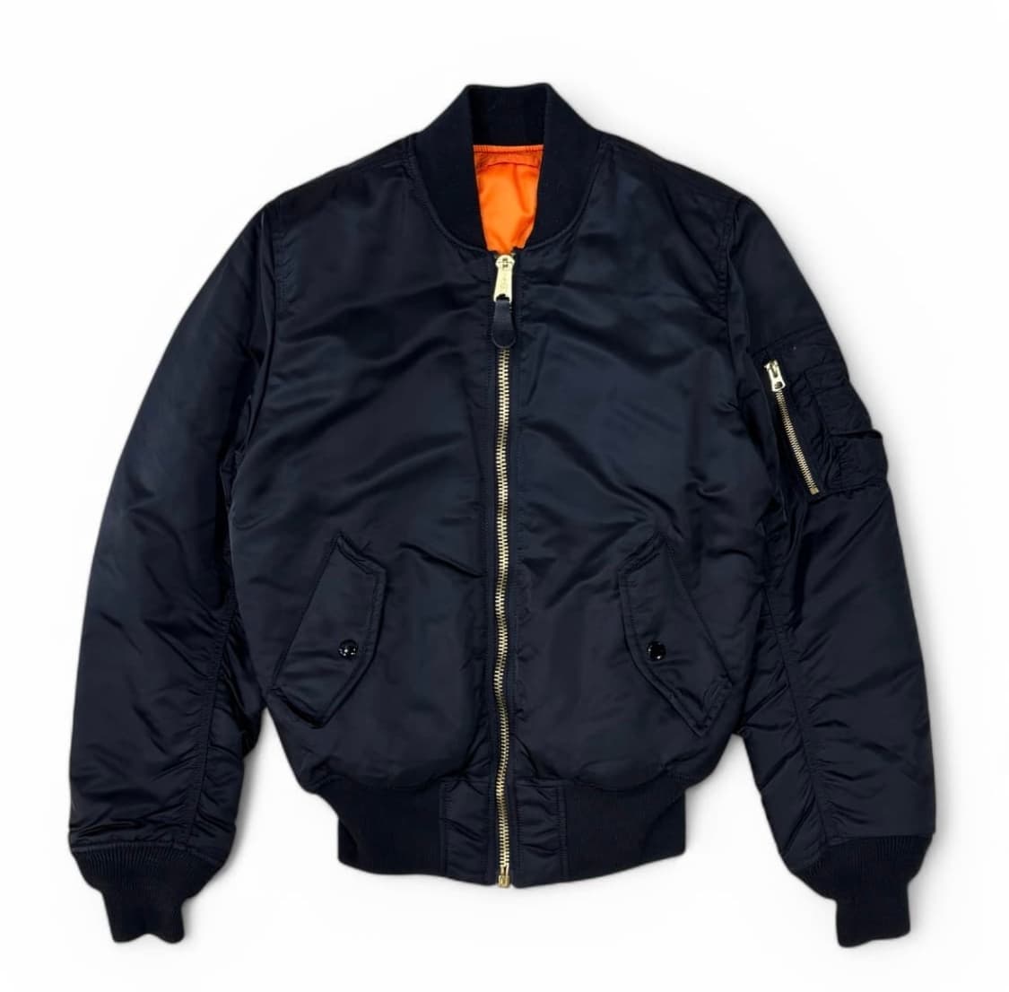 알파인더스트리 MA-1 플라이트자켓 블랙 상품이미지1