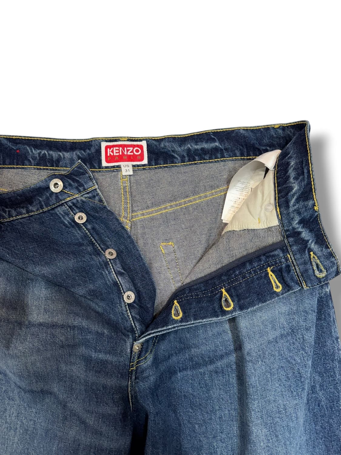 겐조 수이센 릴렉스드핏 데님 팬츠 (34)   상품이미지7