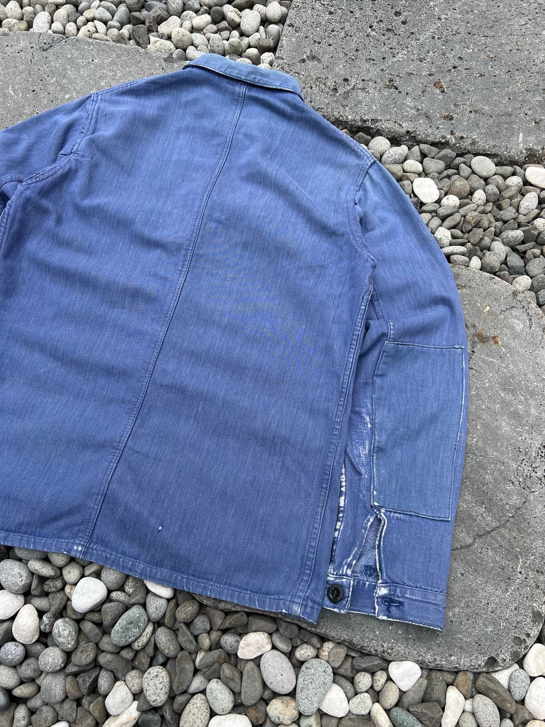 FADED VINTAGE WASHING FRENCH 프렌치데님워크자켓 상품이미지10