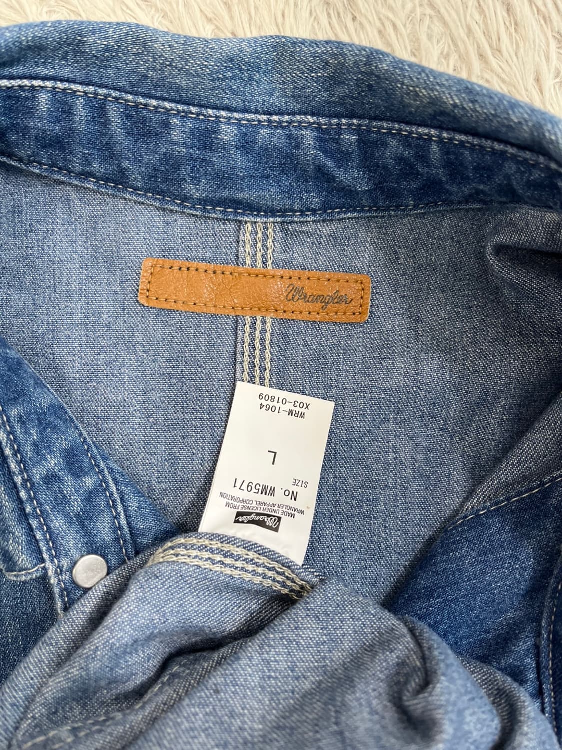 랭글러 올드스쿨 데님 자켓/#2577 상품이미지5