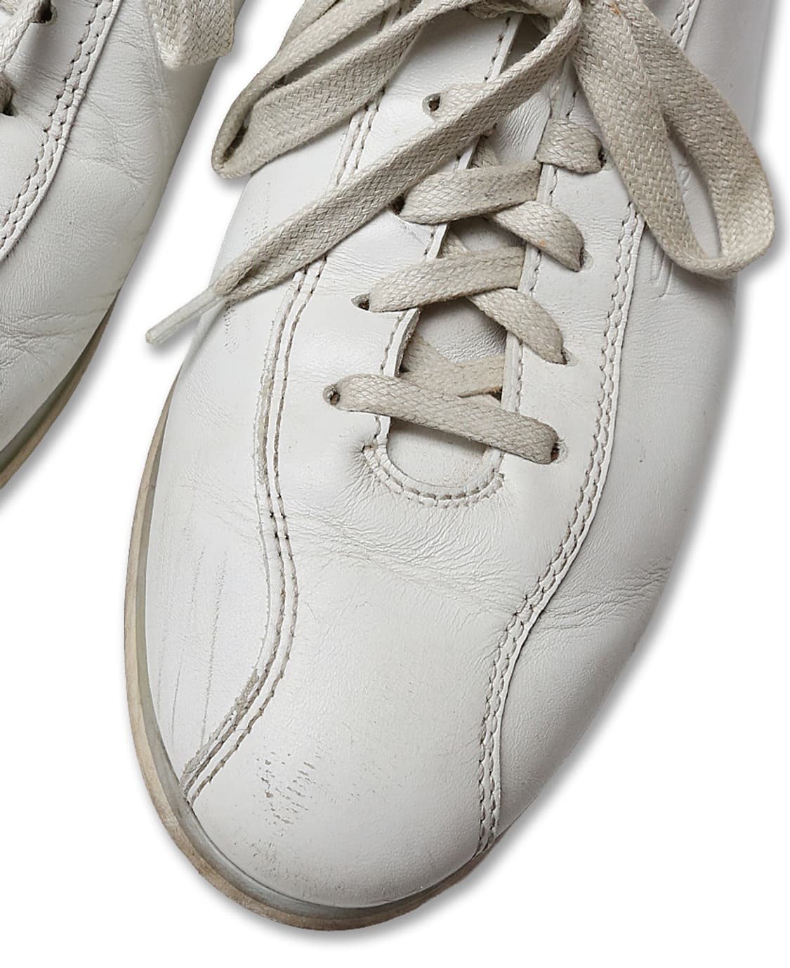 산토니 [Santoni] 이탈리아 화이트 레더 스니커즈 상품이미지3