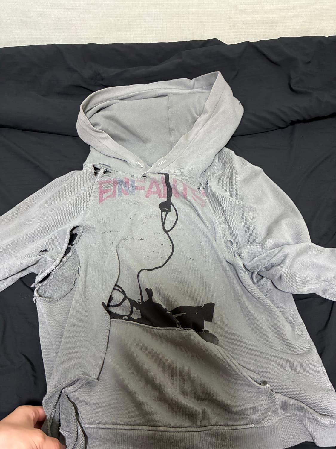 ERD “Forget To Answer” 25ss 후드파커 상품이미지3