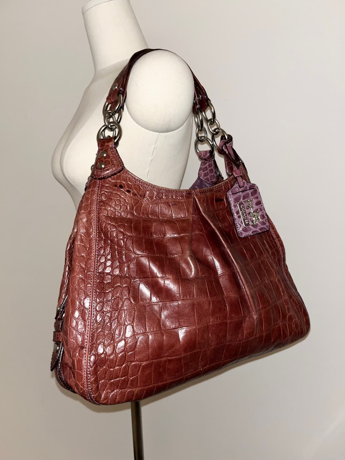 📦2000ss Coach alligator skin bag 상품이미지2